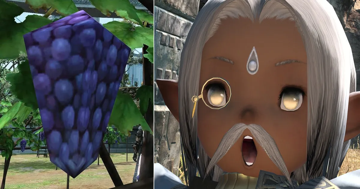 Final Fantasy XIV ผู้เล่นแห่แซว Texture ขององุ่น ที่มีความเหลี่ยมจนเกินไป