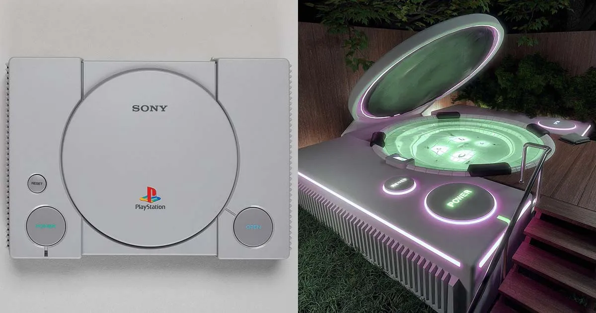 PoolStation! เมื่อแฟนเกมเนรมิตสระว่ายน้ำ ด้วยดีไซน์แรงบันดาลใจจาก PS1