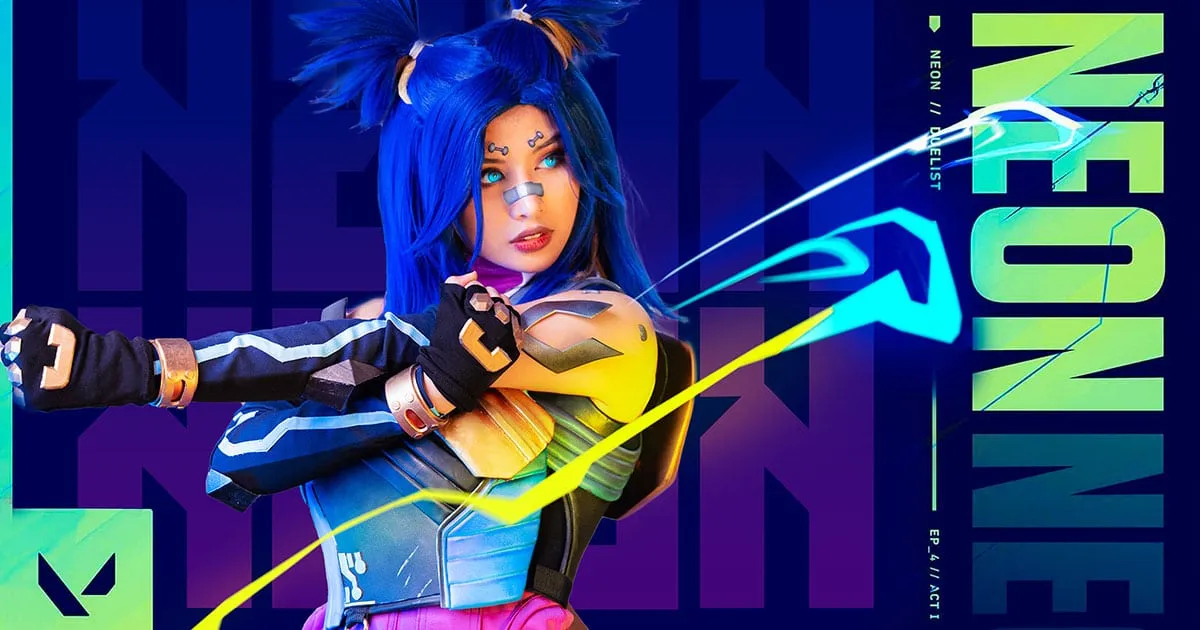 VALORANT ส่องคอสเพลย์ Neon เอเจนท์ใหม่สายซิ่งจาก Charess