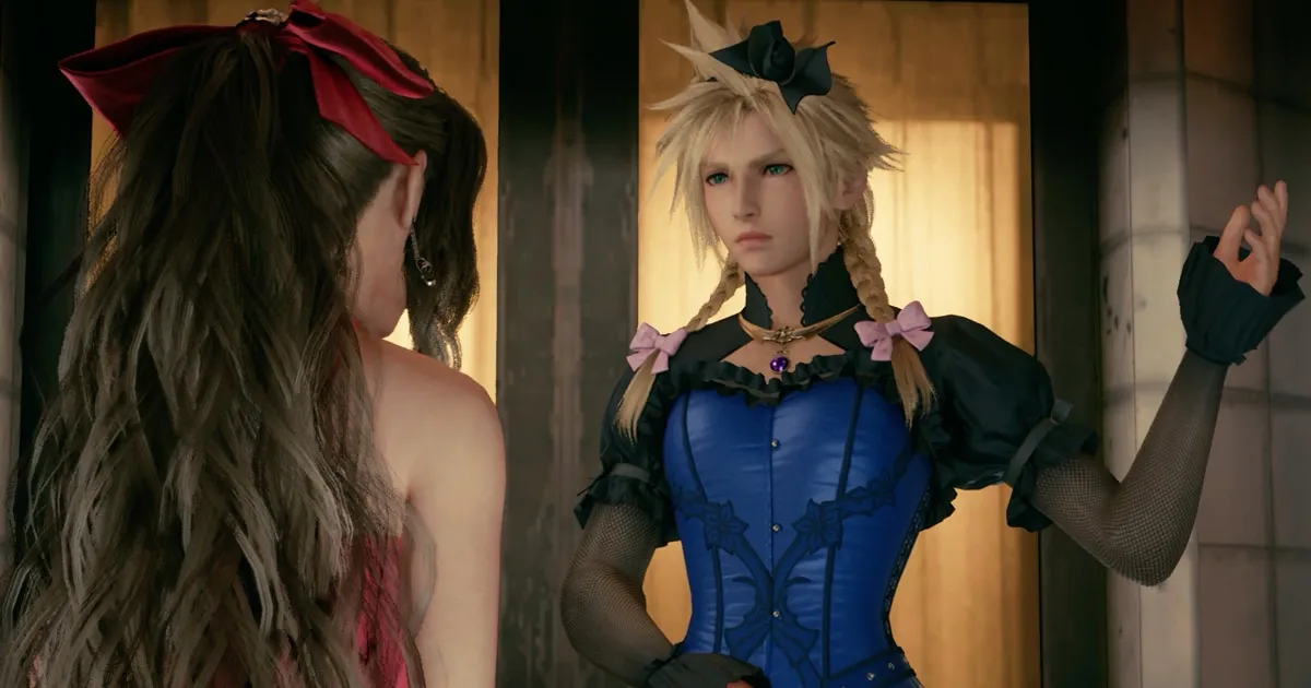 ผู้เล่นขุดข้อมูลในเกม FF7R พบว่าโมเดล Cloud มีบั้นท้ายใหญ่กว่า Aerith เสียอีก!