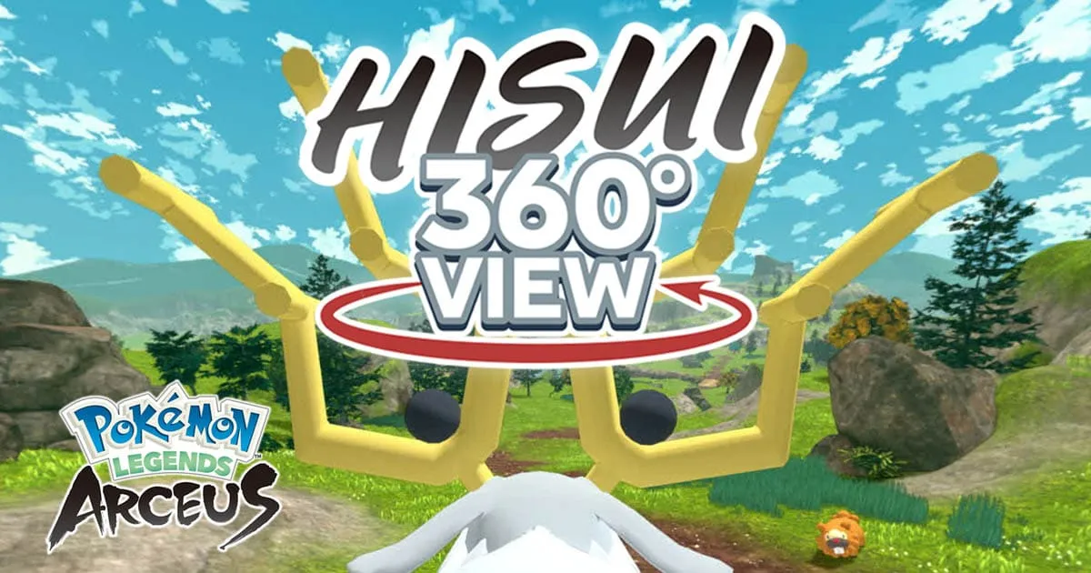 คลิปฉาก “HISUI 360°VIEW” ของเกม Pokemon Legends: Arceus มาร่วมตะลุยภูมิภาคฮิซุยและค้นหาโปเกมอนป่ากันเถอะ