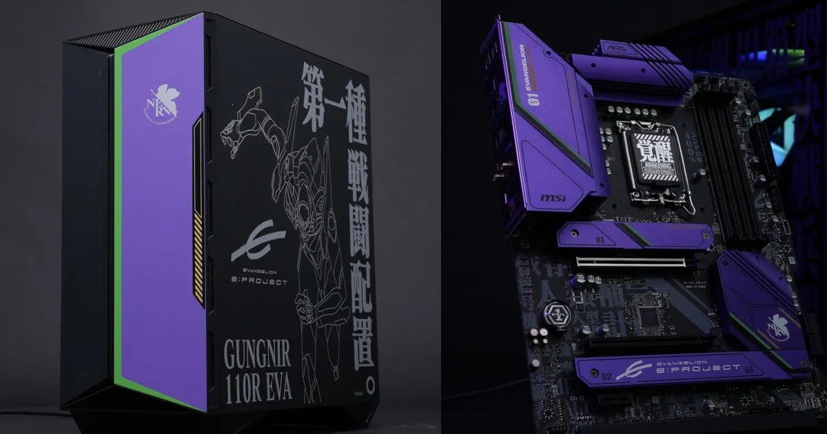 กระเป๋าตังค์แฟ่บแน่! MSI เปิดตัวสินค้าคอมพิวเตอร์ในธีม Evangelion สุดจ๊าบ!