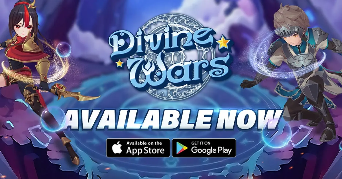 Divine Wars ประกาศเปิดให้บริการตัวเกมแล้วในโซน SEA !