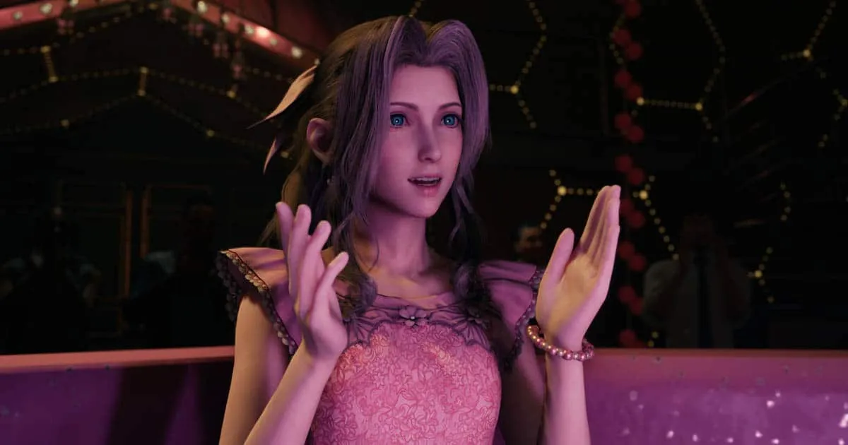 Final Fantasy 7 Remake โชว์ภาพคอนเซ็ปต์อาร์ตชุดราตรีของ Aerith