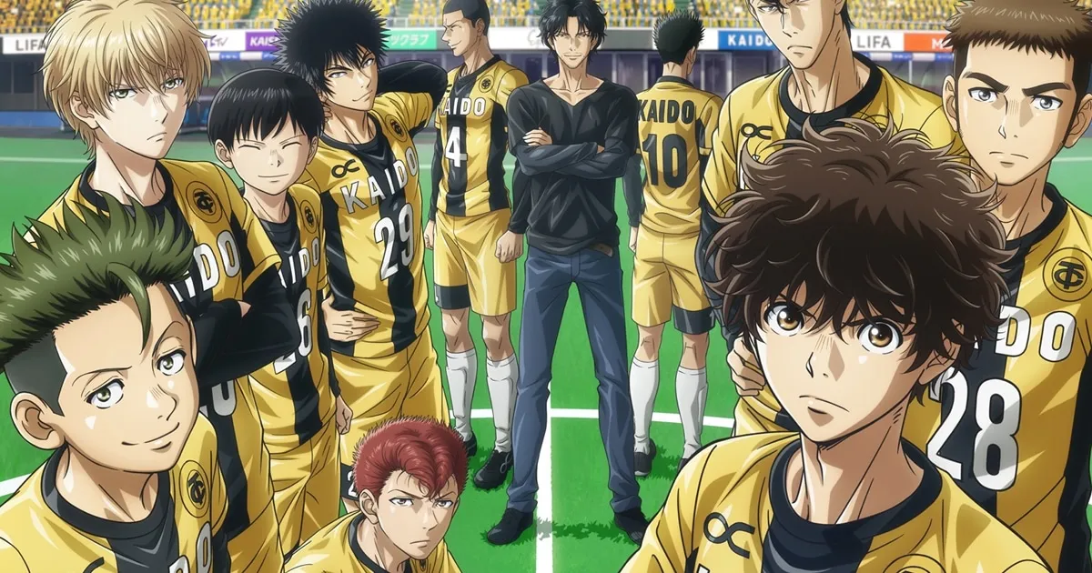 Aoashi ฉบับอนิเมะ ปล่อยภาพคีย์วิชวลลำดับที่ 1 เตรียมฉาย 9 เมษายน 2022!