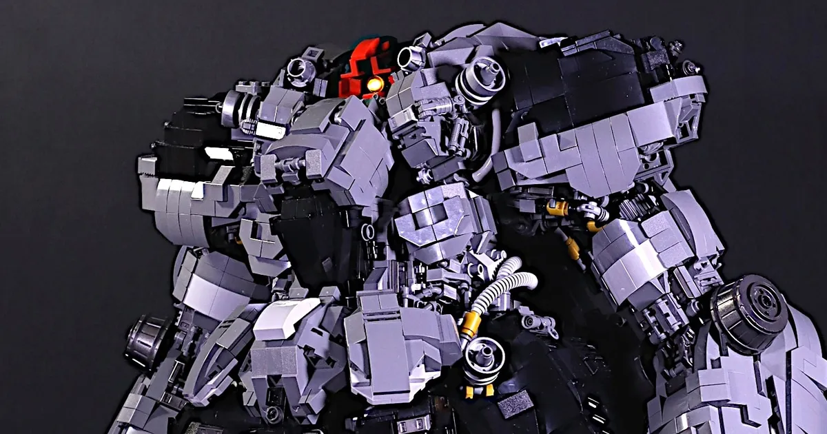 ชาวญี่ปุ่นสร้าง Rick Dom II สุดเท่จากรูปแฟนอาร์ตด้วยชิ้นส่วนของ Lego!