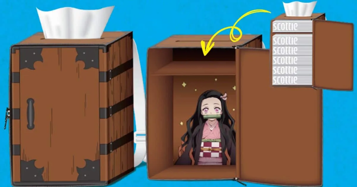 Kimetsu no Yaiba จัดแคมเปญลุ้นชิงโชคกล่องทิชชู แนวกล่องแบก Nezuko