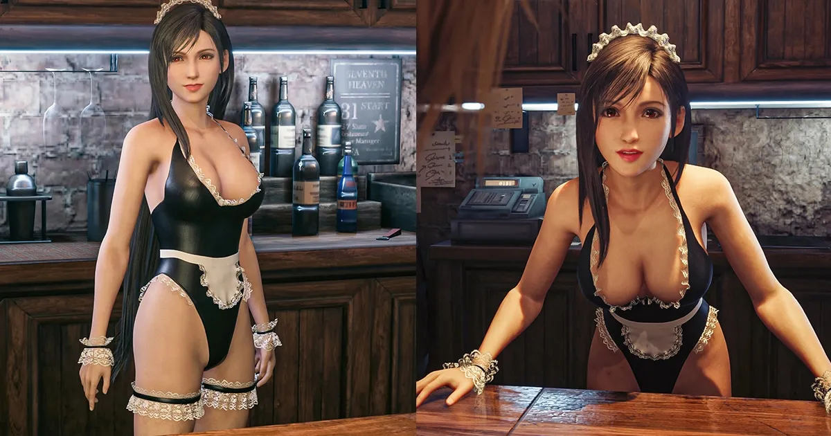 โหลดมาลอง! ม็อดใหม่ที่จะทำให้ Tifa จากเกม Final Fantasy VII ให้กลายเป็นสาวเมดสุดเซ็กซี่
