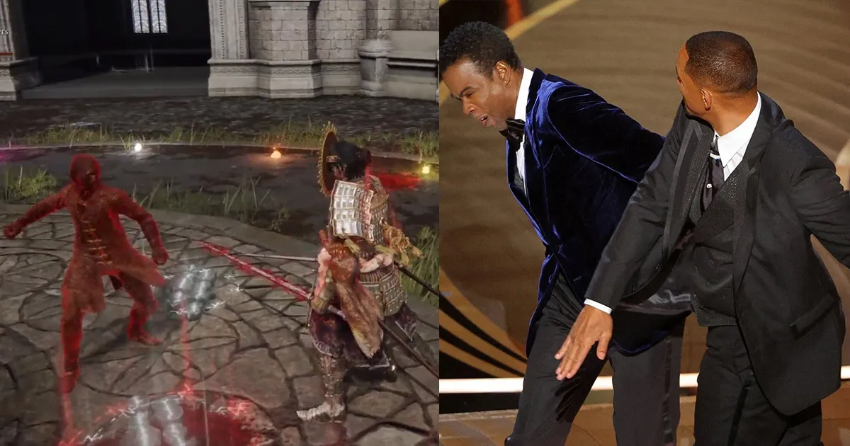 จะเป็นอย่างไรเมื่อผู้มัวหมองในเกม Elden Ring สวมบทเป็น Will Smith เข้าไปตบหน้าผู้เล่นอื่นแล้วเดินจากไป