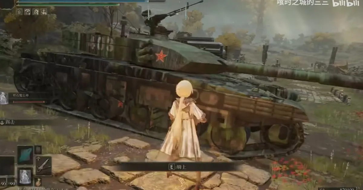 สุดยอด Mod ใน Elden Ring ยกรถถังบุกดินแดนมัชฌิมา!