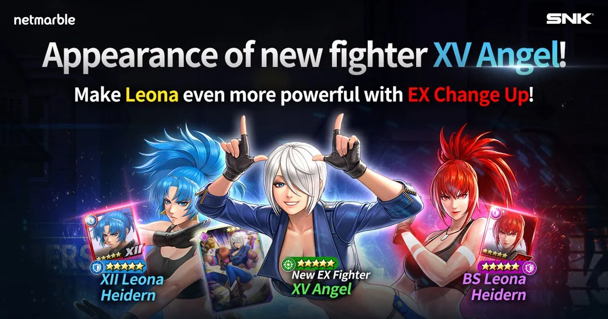 เปิดตัวไฟท์เตอร์ใหม่ ‘แองเจิล EX’ จาก ‘The King of Fighters XV’ กับการต่อสู้สุดมันส์ ใน KOF ALLSTAR