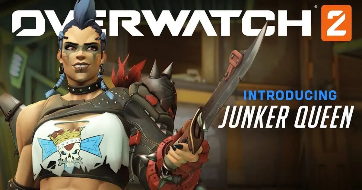 รายละเอียดของ Junker Queen ฮีโร่ใหม่สายแทงก์ใน Overwatch 2