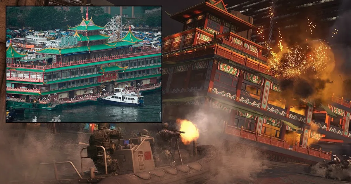 ภัตตาคารลอยน้ำของจริงที่ฮ่องกง จมเหมือนด่านในเกม Battlefield 4 แล้ว