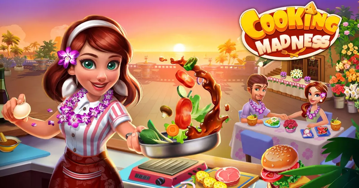 มาปรุงและเสิร์ฟอาหารสุดอร่อยพร้อมบริหารร้านอาหารที่หลากหลาย ใน Cooking Madness - Kitchen Frenzy !
