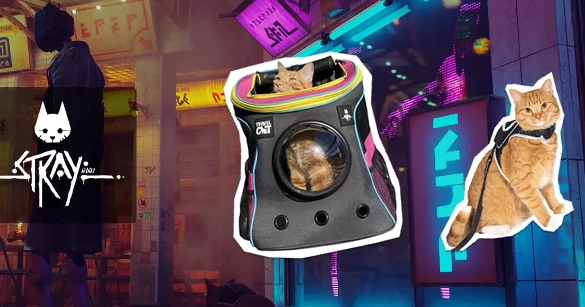 พาชมกระเป๋าที่ได้แรงบันดาลใจจากเกม Stray สำหรับพาน้องเหมียวไปเที่ยว