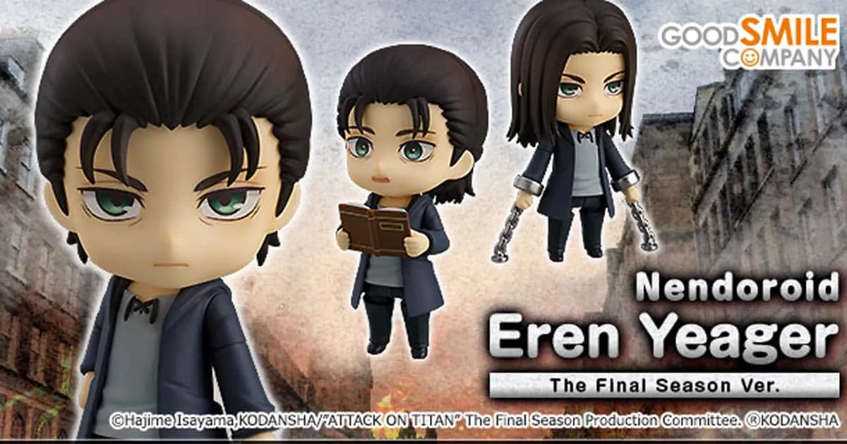เนนโดรอยด์ Eren จาก Attack on Titan เวอร์ชั่น The Final Season เปิดจองแล้ว