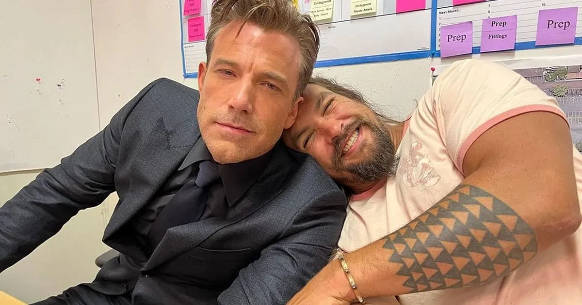 Jason Momoa เผยรูปคู่ Ben Affleck คาด Batman ได้โผล่ใน Aquaman ภาคใหม่