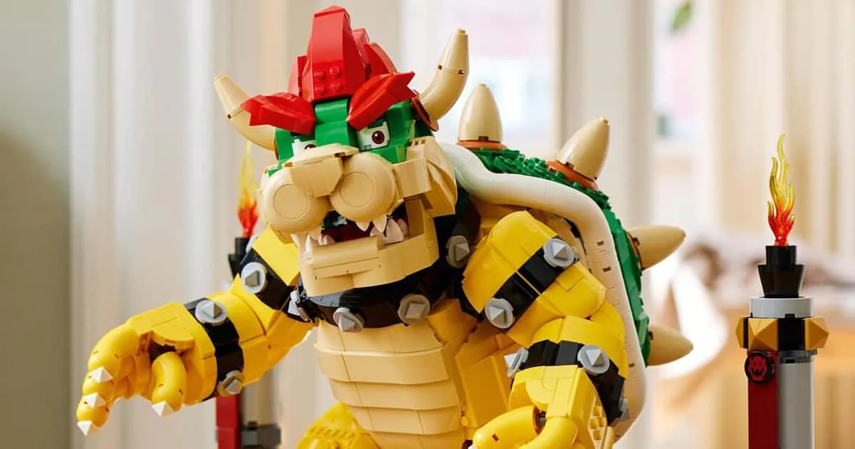 LEGO Bowser จากเกมตระกูล Super Mario เตรียมวางจำหน่าย 1 ตุลาคมปีนี้