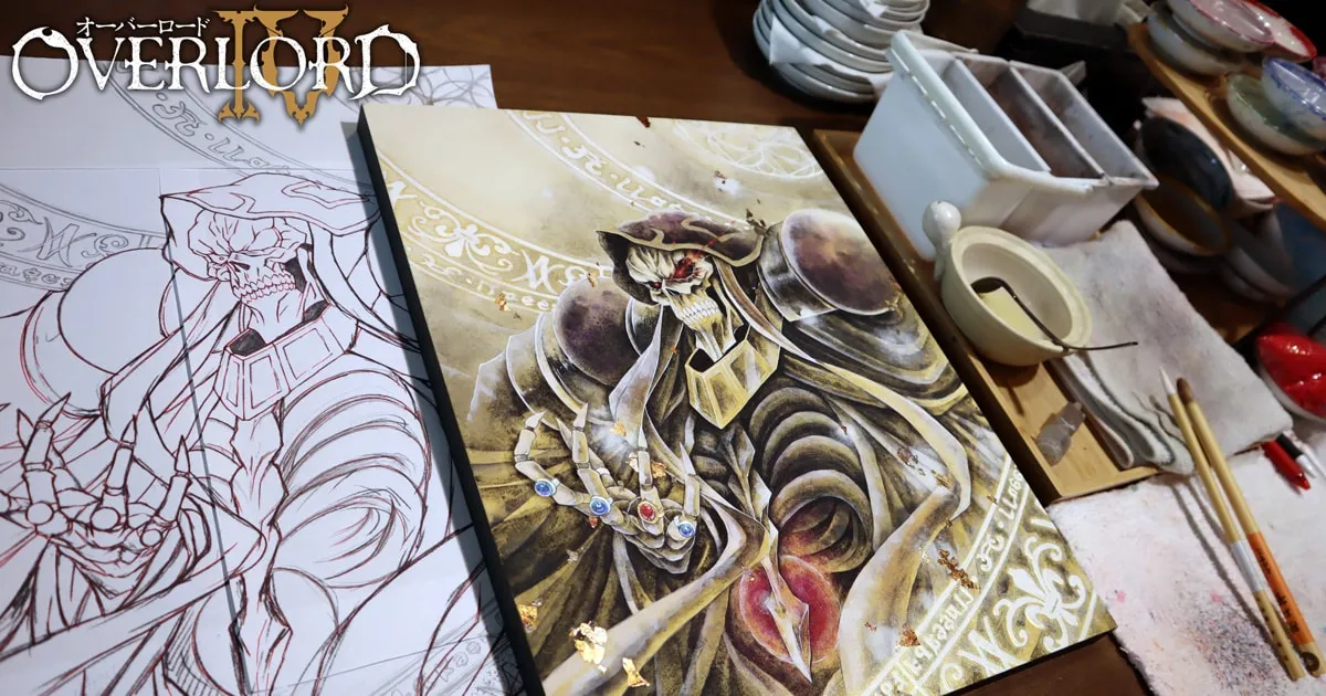 Overlord ปล่อยคลิปวาดภาพพระเอกที่ดูขลังอลังการ