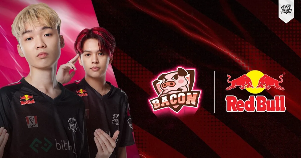 เรดบูล ประกาศเปิดตัวในฐานะพาร์ทเนอร์อย่างเป็นทางการ Bacon Time ทีมอีสปอร์ตเกมเมอร์สัญชาติไทย