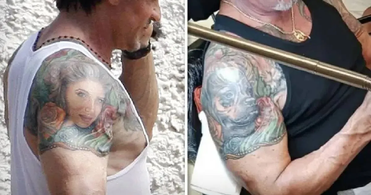 Sylvester Stallone สักหน้าหมาทับหน้าเมียหลังโดนฟ้องหย่า