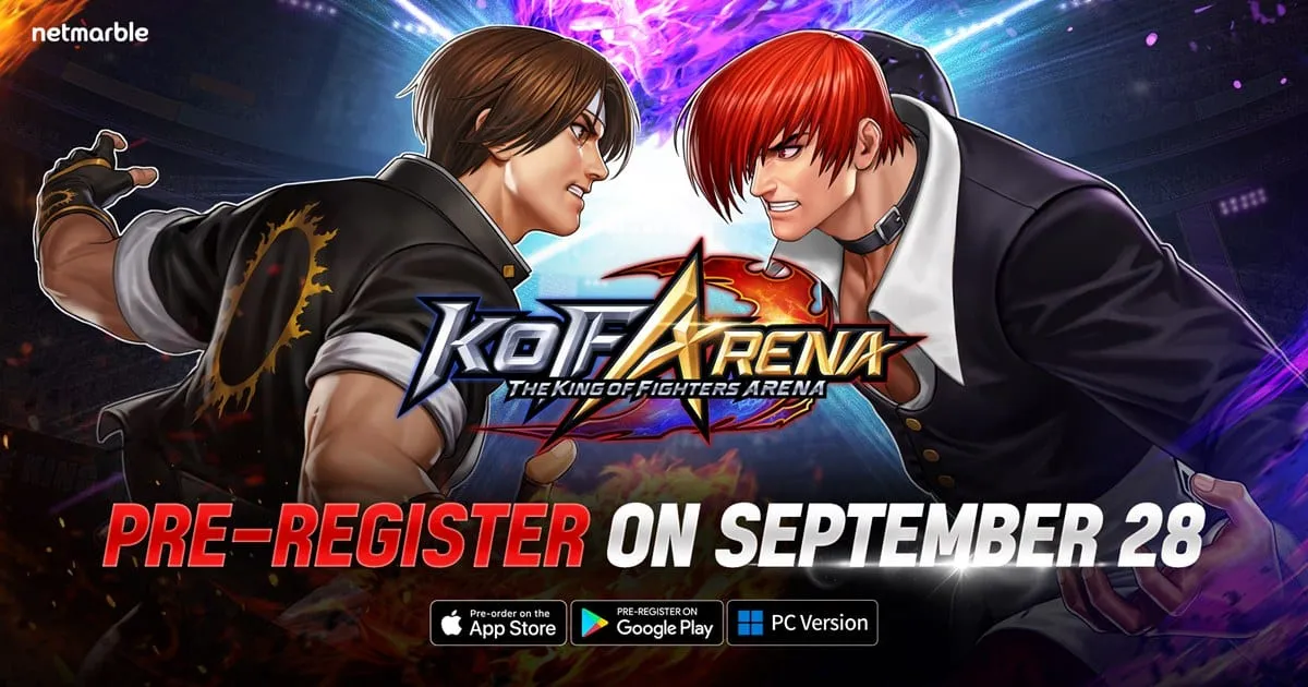 THE KING OF FIGHTERS ARENA เกมไฟท์เตอร์ใหม่ค่ายเน็ตมาร์เบิ้ล เปิดให้ลงทะเบียนล่วงหน้าแล้ววันนี้ !