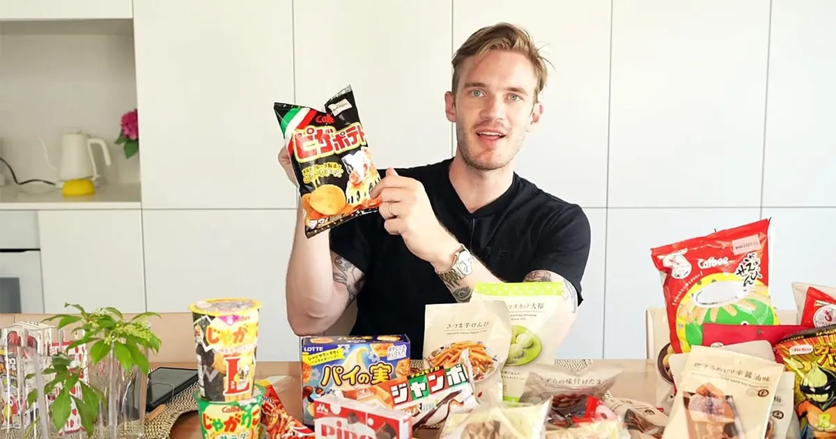 PewDiePie ทำคอนเทนต์ลองชิมขนมญี่ปุ่น ชาวเน็ตไม่น้อยเห็นด้วยกับรสชาติ