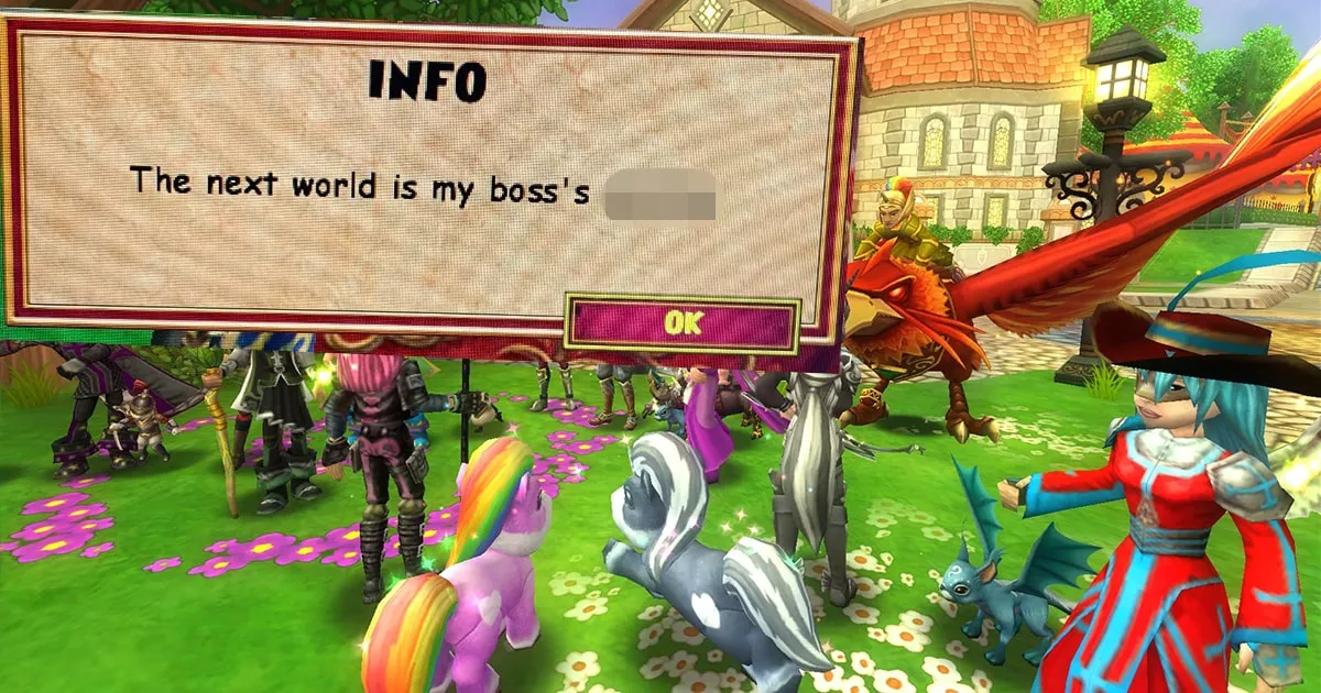 แฮ็คเกอร์เจาะระบบแจ้งเตือนในเกม Wizard101 ส่งข้อความต่อว่าผู้พัฒนารั่ว ๆ จนถึงขั้นปิดเซิร์ฟเวอร์