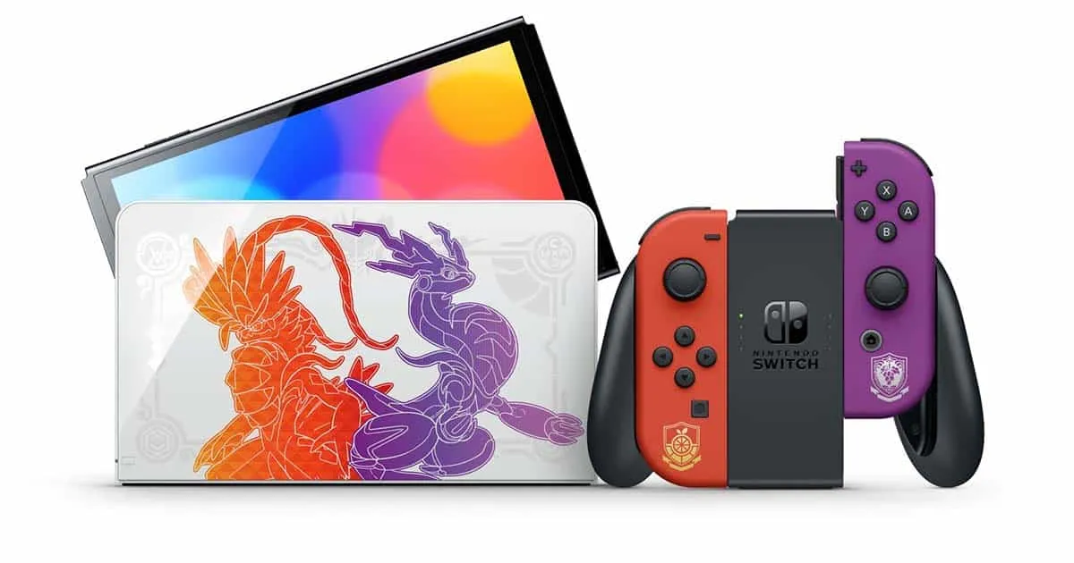 Nintendo Switch OLED เปิดตัวเครื่องลายใหม่จาก  Pokemon Scarlet & Violet