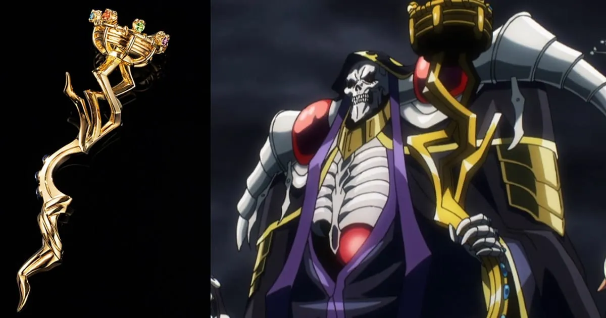 Overlord ประกาศนำคทา Ainz Ooal Gown มาทำขาย ที่สร้างโดยใช้ทองคำ