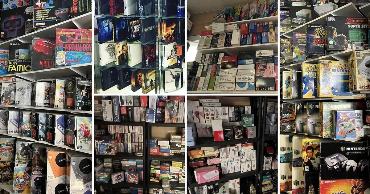เกมเมอร์รายหนึ่งนำเครื่องเกมแทบทุกรุ่นมาขายบน eBay ราคารวมกว่า 36 ล้านบาท
