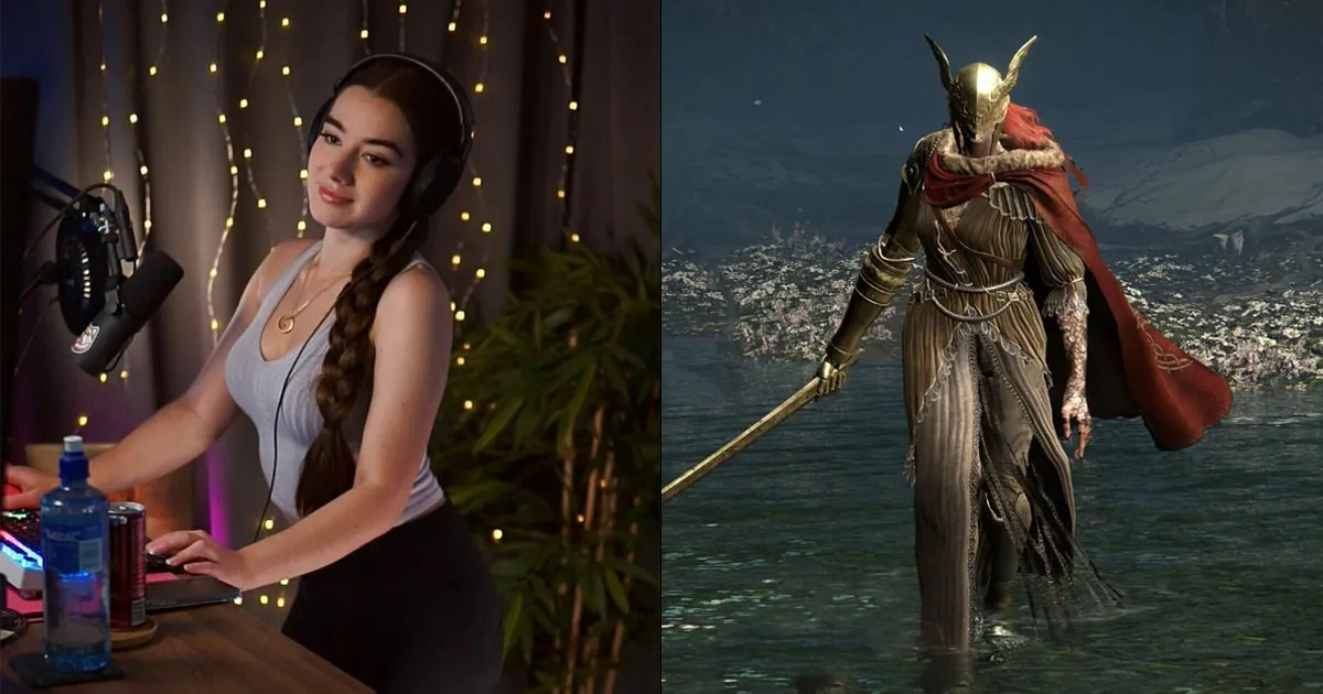 เกมเมอร์สาวโชว์สเต็ปเทพ โดยการใช้แผ่นเต้นปราบบอส Malenia ใน Elden Ring ด้วยตัวเลเวล 1