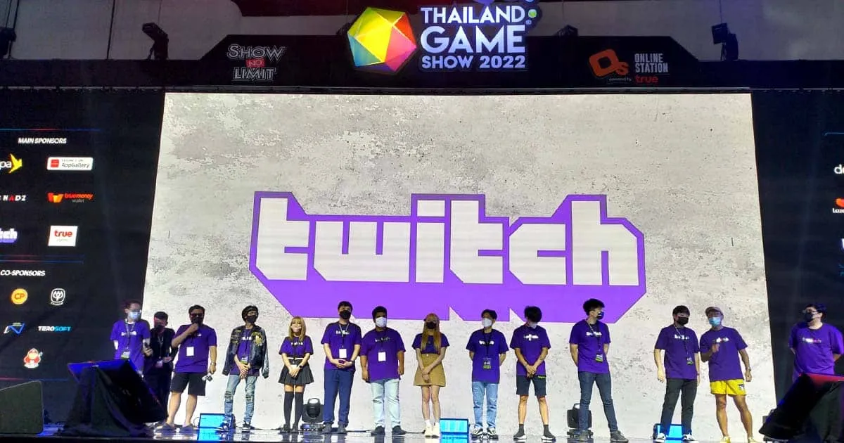 สตรีมเมอร์ดังจาก Twitch ร่วมสนุกกันบนเวทีหลักงาน Thailand Game Show 2022
