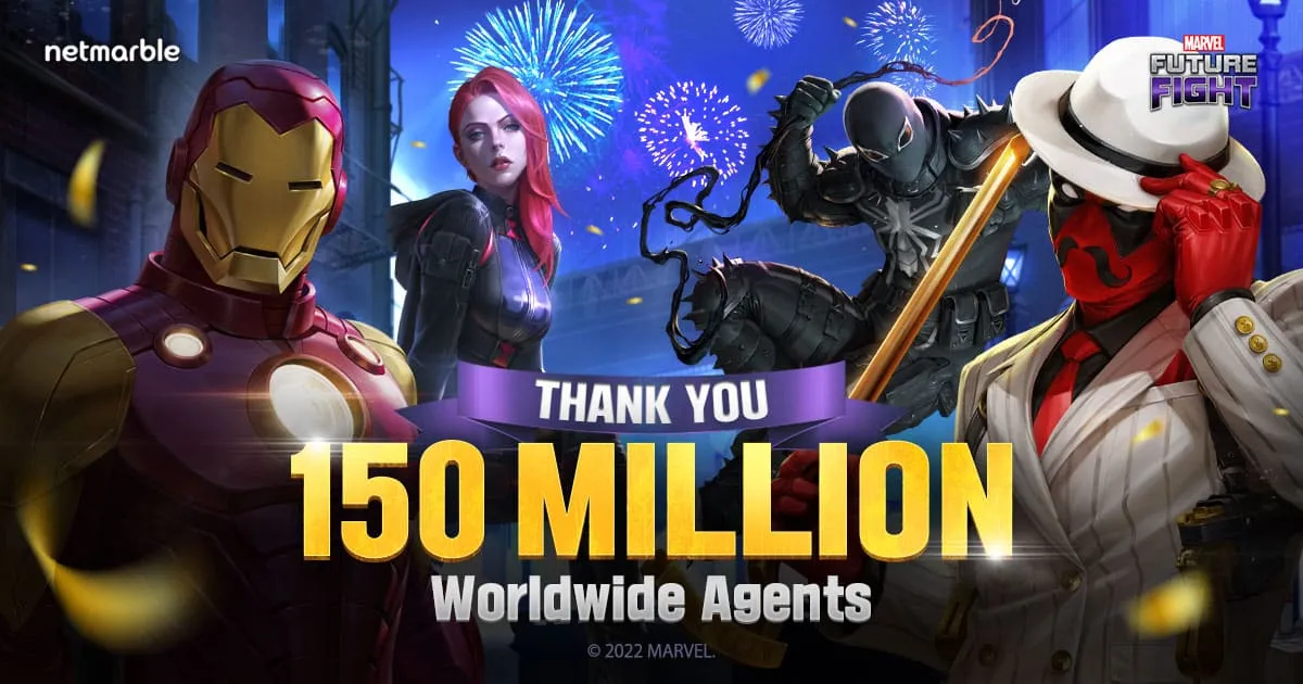 Marvel Future Fight ฉลองผู้เล่นครบ 150 ล้านบัญชีทั่วโลก