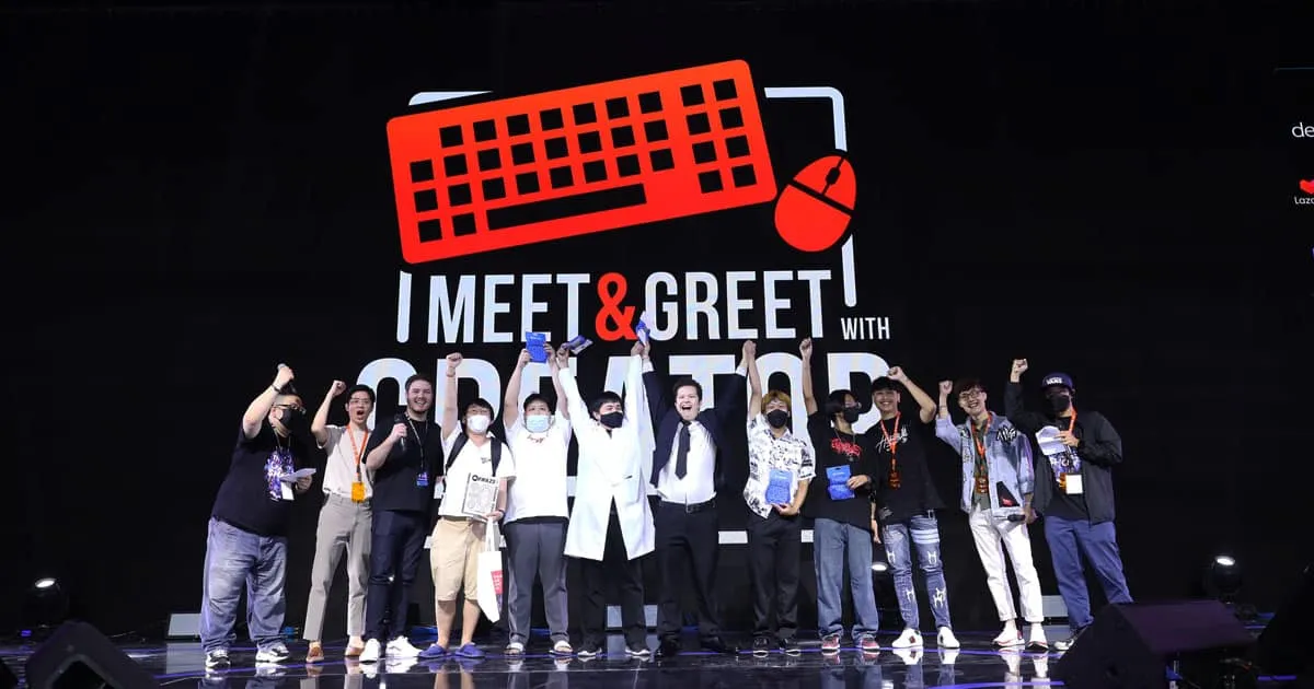 ส่องบรรยากาศสุดชื่นมื่น Meet & Greet with Creator การพบปะเหล่าครีเอเตอร์คนดังบนเวทีที่งาน Thailand Game Show 2022