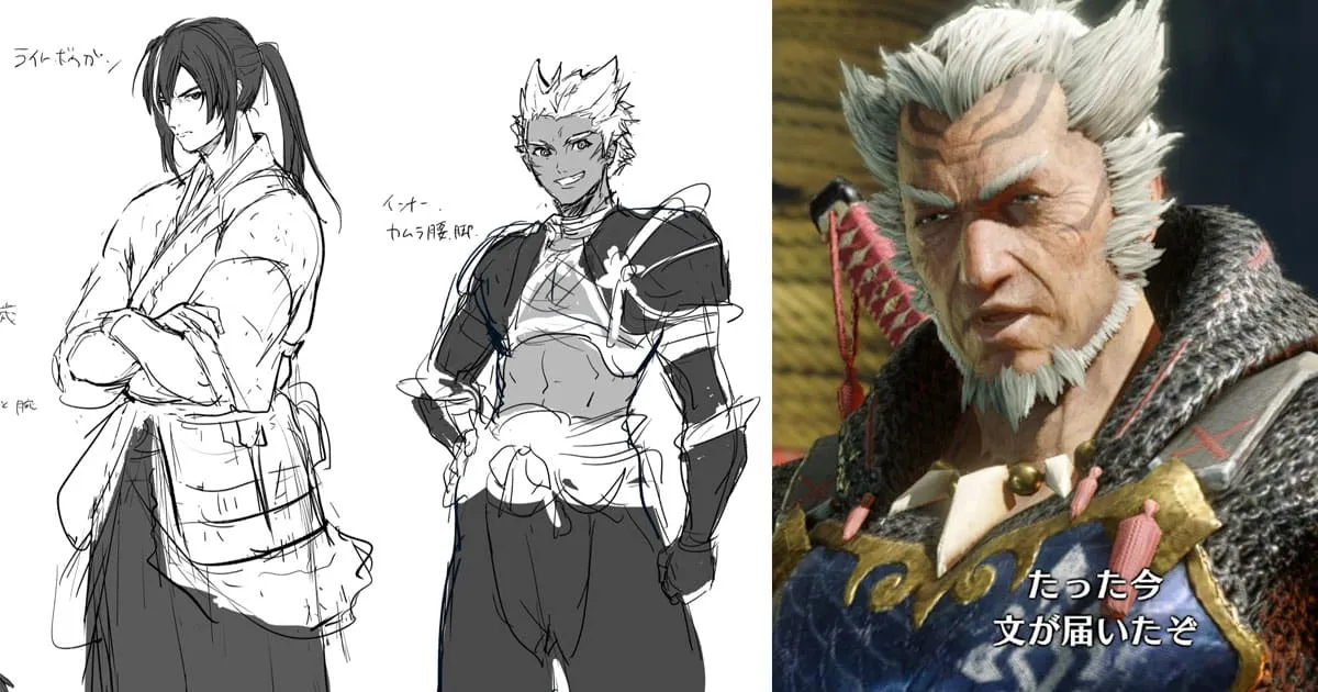 Monster Hunter Rise เผยภาพปู่ Fugen และ Hamon สมัยยังเป็นหนุ่มหล่อ