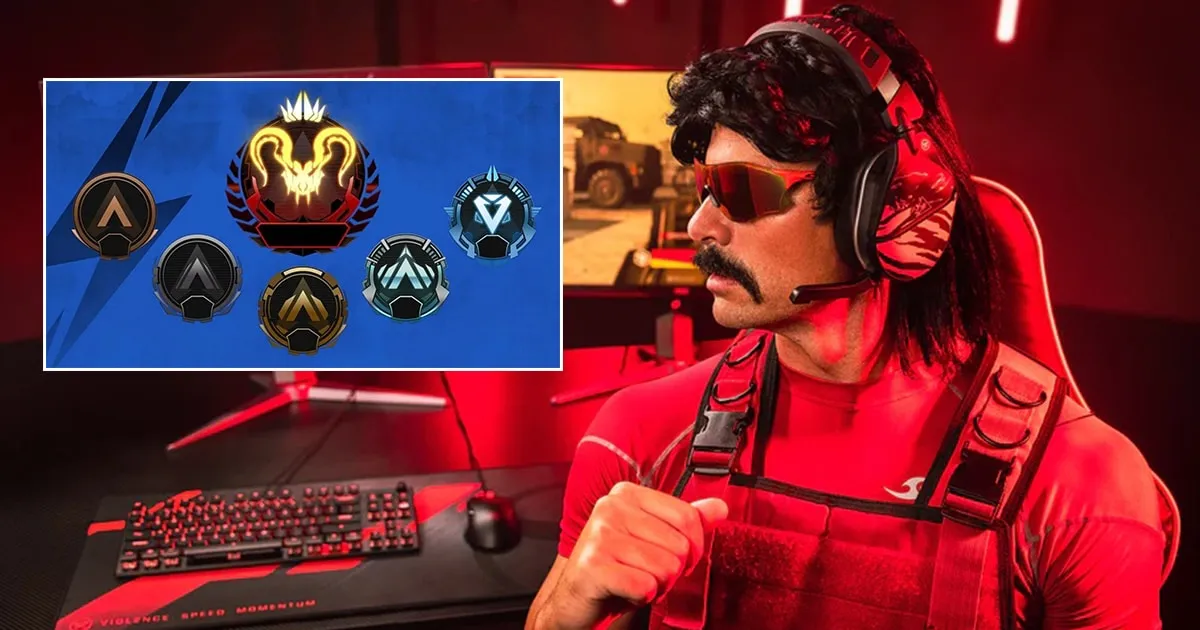 Dr Disrespect ทัวร์ลง หลังเปิดประเด็น SBMM ควรถอดจากห้องการเล่นทั่วไป