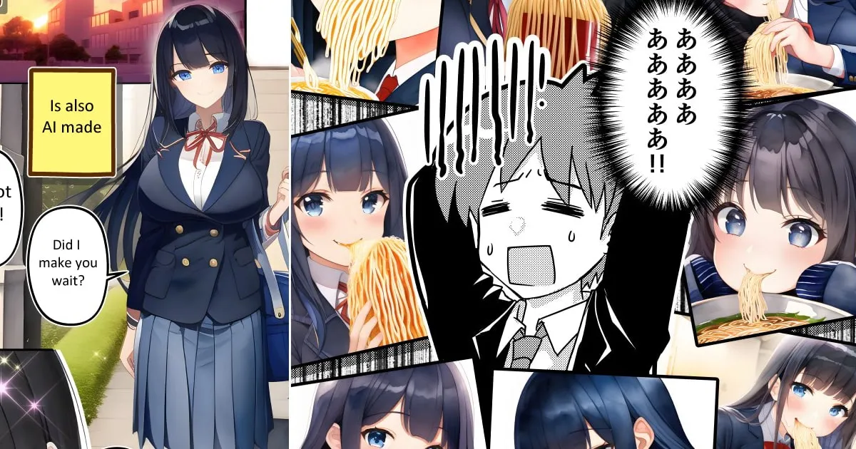ฮาไปไหน! เมื่อผู้เขียนมังงะสั้นจิกกัดถึงจุดบกพร่องของ NovelAI วาดรูปแบบสุด ๆ