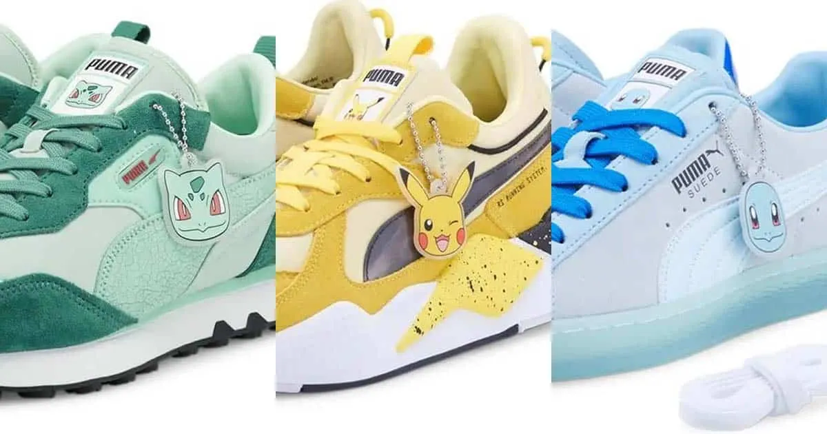Pokemon ร่วมกับ Puma ผลิตรองเท้ารุ่นพิเศษ แฟนเกมสายนักสะสมไม่ควรพลาด!