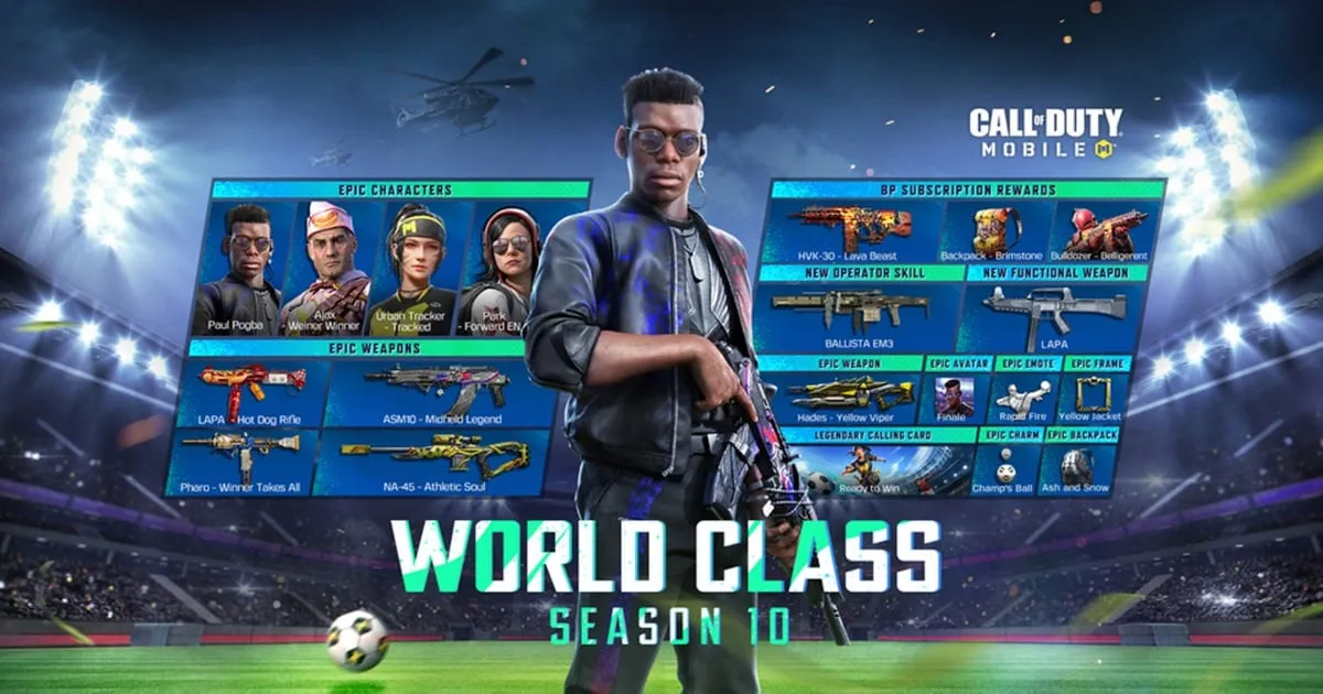 Call of Duty: Mobile เผยโฉม ‘ป็อกบา’ ตัวละครนักฟุตบอลระดับโลกตัวแรก