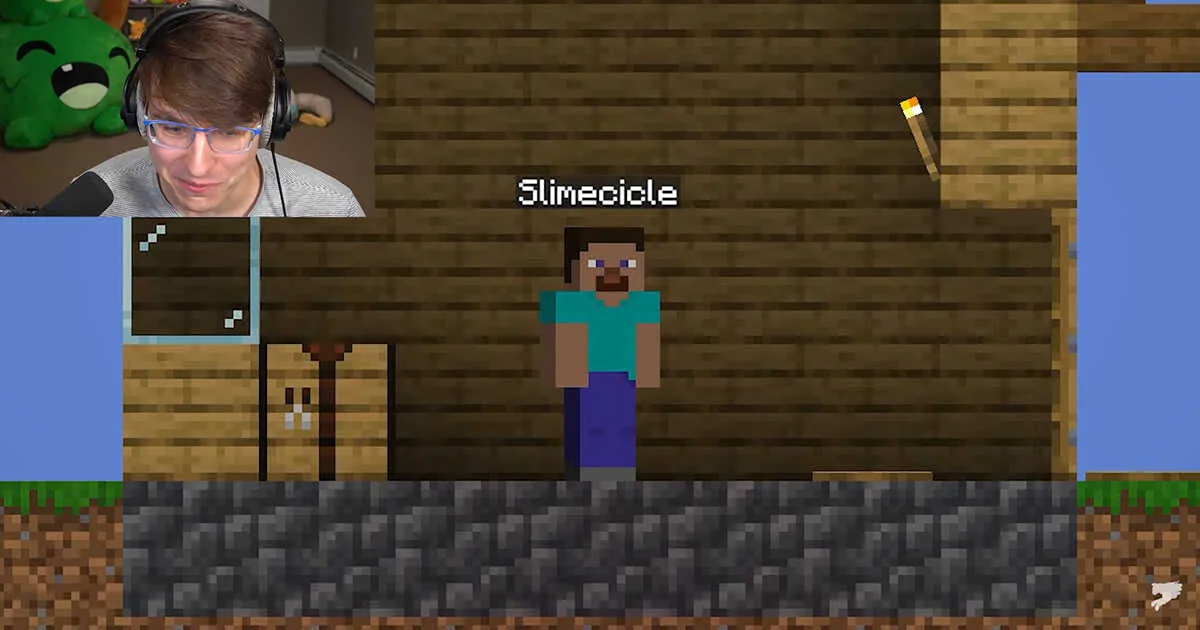 ผู้เล่น Minecraft หัวใส ออกแบบเกมภายในให้เป็นสไตล์ Super Mario