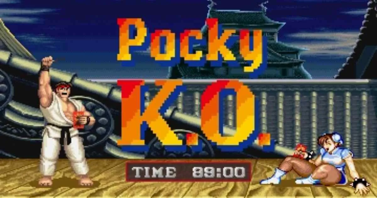 Pocky ญี่ปุ่นจัดแคมเปญร่วมกับ Street Fighter II อย่างเป็นทางการ