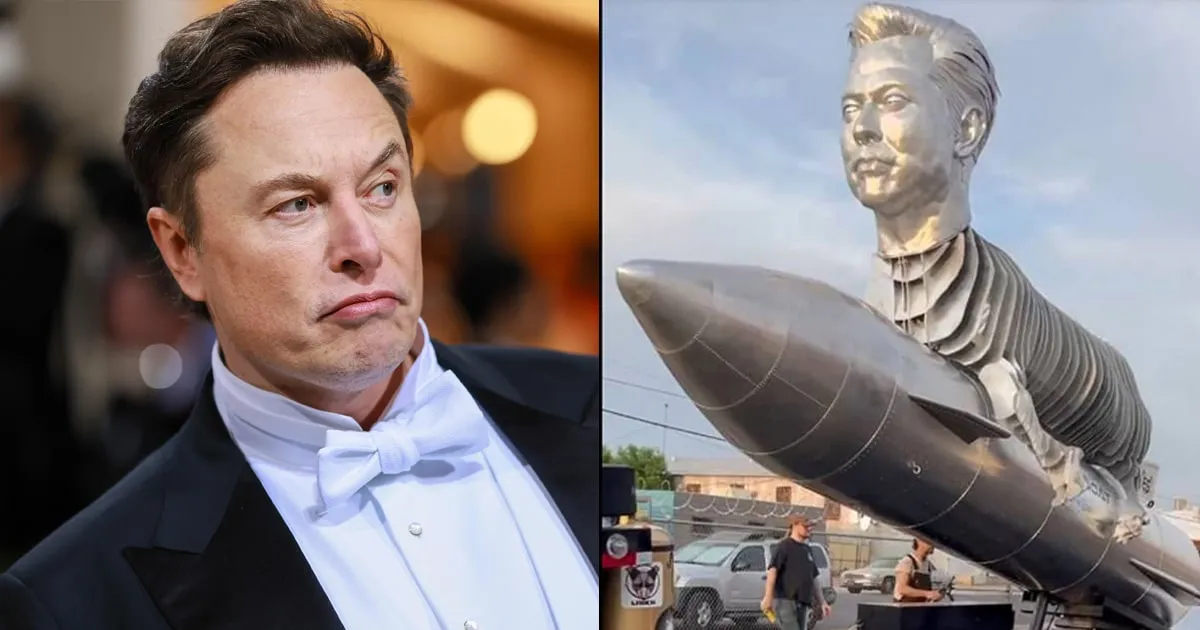 แฟนคลับ Elon Musk ลงทุนสร้างอนุสาวรีย์ขนาด 30 ฟุตให้ฮีโร่ของตน