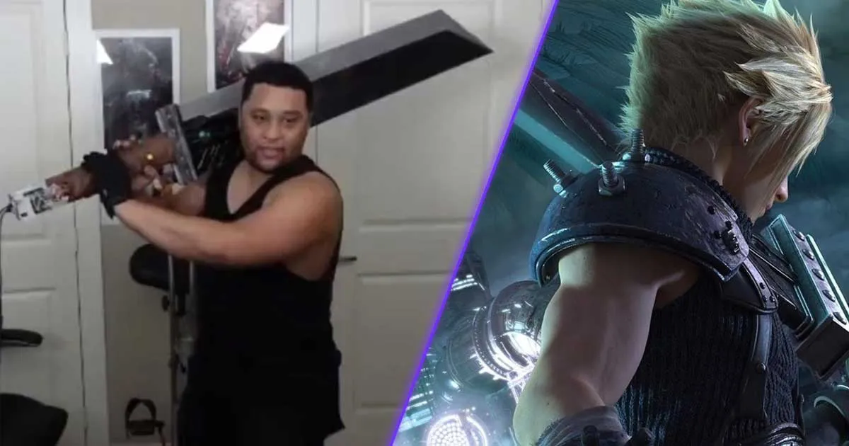ยูทูบเบอร์หัวใส เล่น FF7 Remake ด้วยจอย Buster Sword ของจริง!