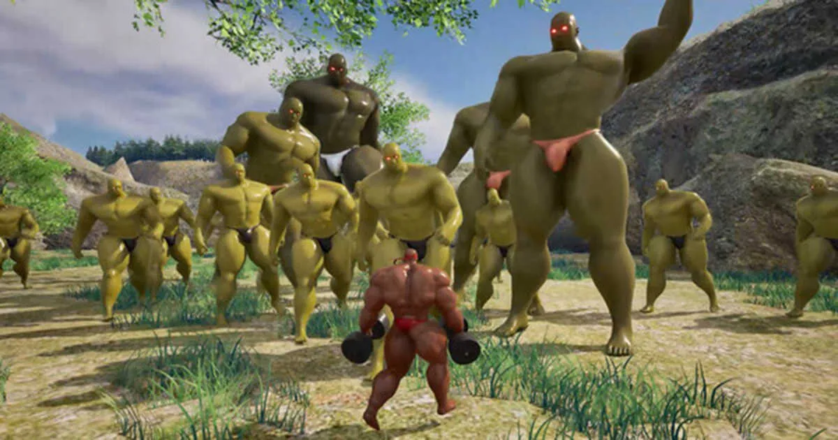 MUSCLE GIANTS เกมคนกล้ามปะทะคนกล้ามตัวยักษ์บน Steam