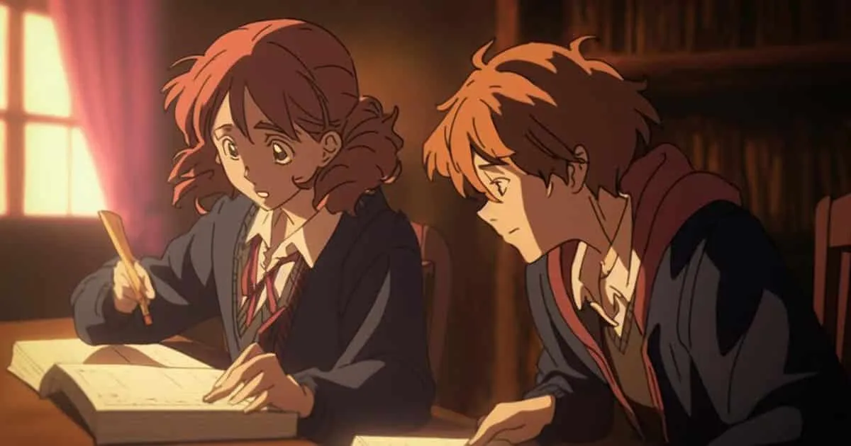AI สร้างสรรค์อีกแล้ว! ถ้า Harry Potter เป็นอนิเมะยุคเก่า