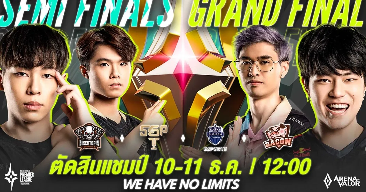 เตรียมรับชม Arena of Valor Premier League (APL) 2022: Vietnam รอบ Semi Finals และ Grand Final ในวันที่ 10-11 ธันวาคมนี้