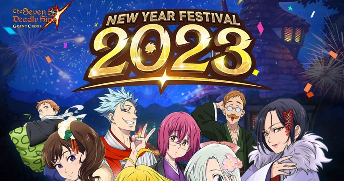 The Seven Deadly Sins: Grand Cross มอบอัปเดต ‘New Year Festival 2023’สุดพิเศษส่งท้ายปี ร่วมเล่นกิจกรรมรับของรางวัลต้อนรับปีใหม่ได้แล้ววันนี้ !
