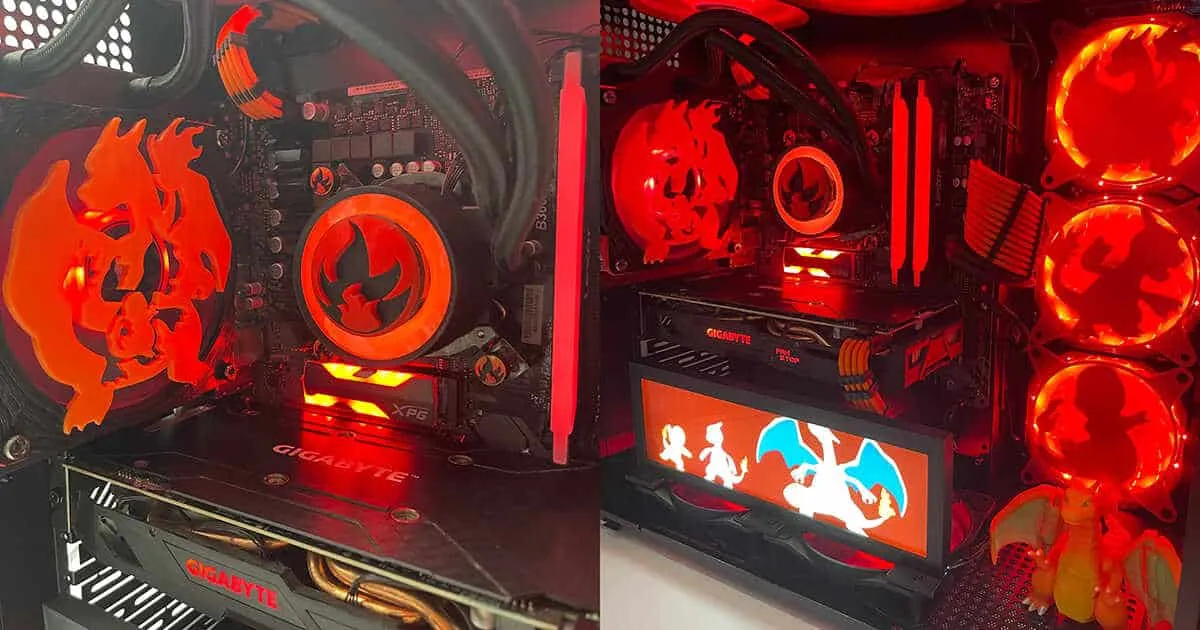 แฟนเกม Pokemon แปลงโฉม PC ตัวเองให้เป็นธีมเจ้า Charizard สุดเท่