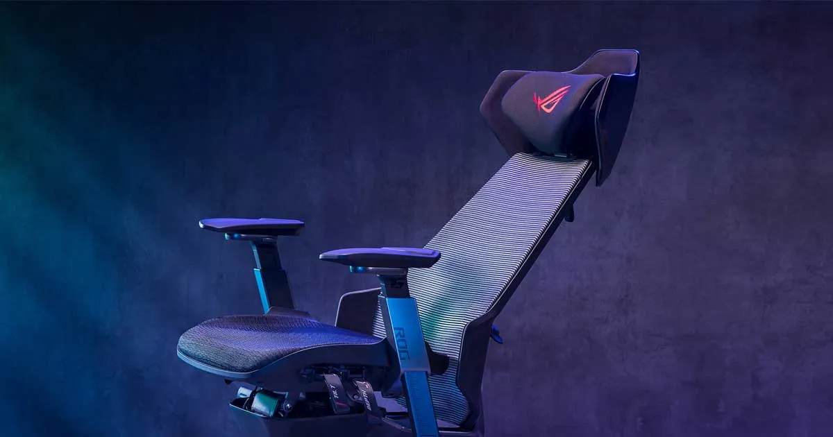 ASUS เปิดตัวเก้าอี้ ROG Destrier Ergo เสริมความสบายขณะเล่นเกม